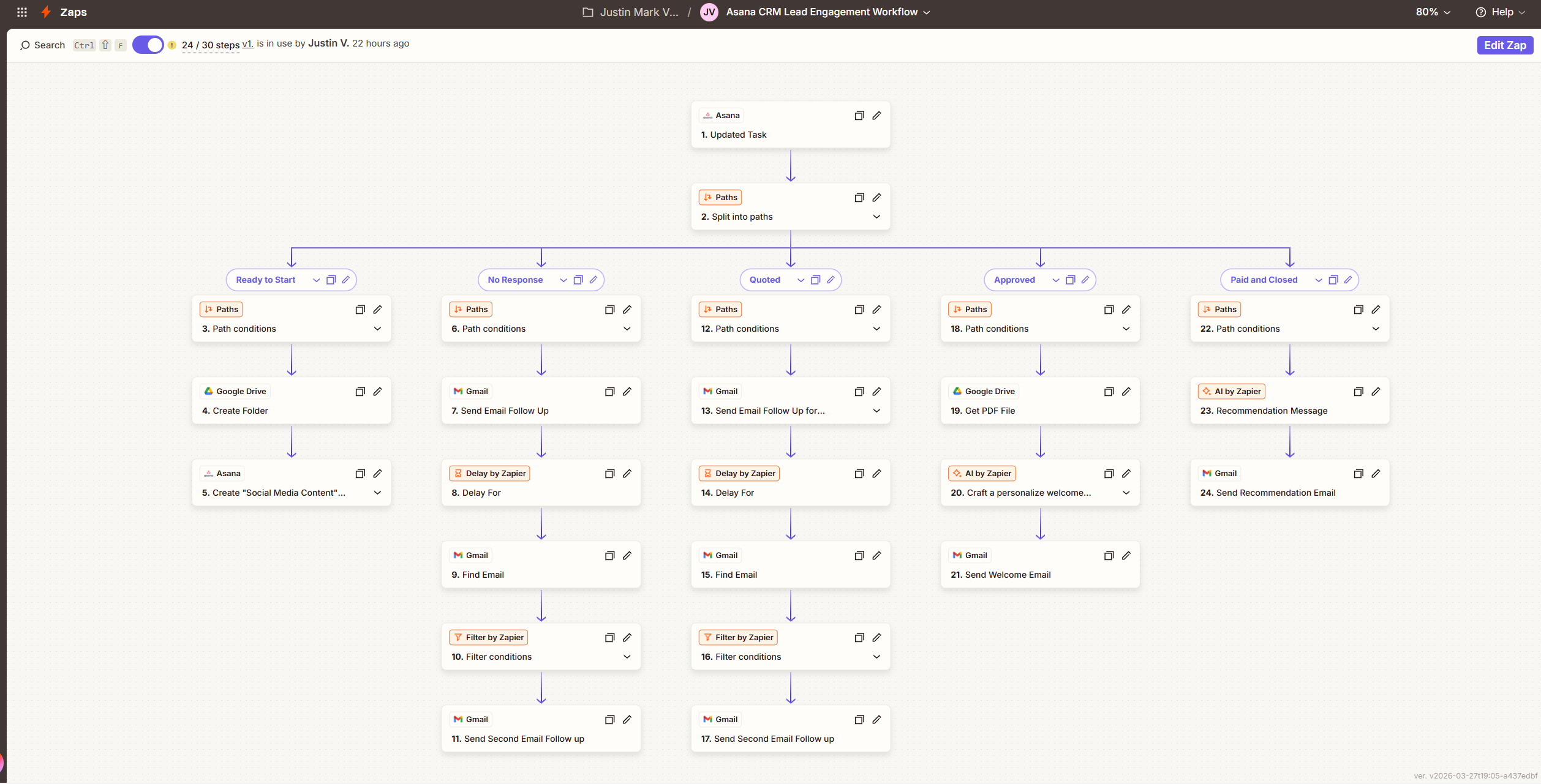 Asana CRM Lead Automation